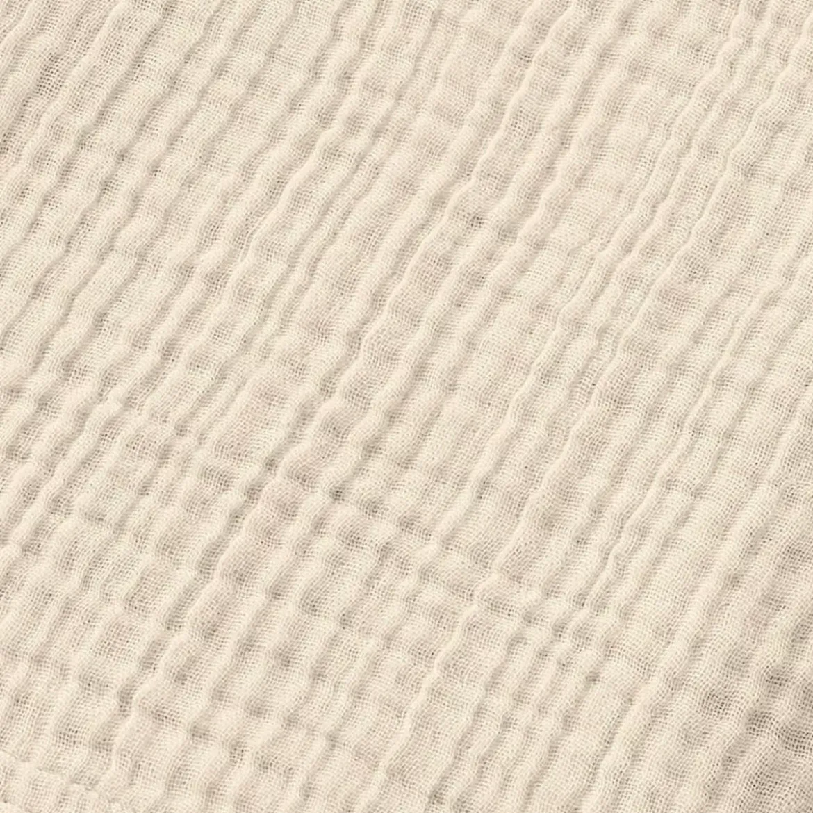 Accappatoio in garza di cotone L/XL Gaïa Beige pampa