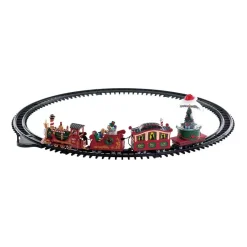 Accessorio Lemax a pile Piccolo Trenino musicale Polo Nord