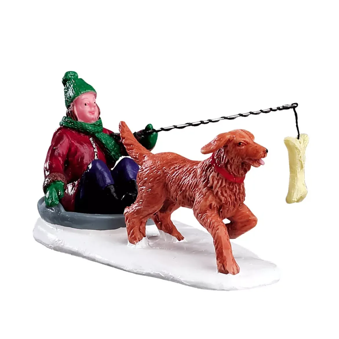 Accessorio Lemax (H4,2 cm) Slitta con il cane