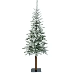 Albero di Natale artificiale (H240 cm) Glockner Verde innevato