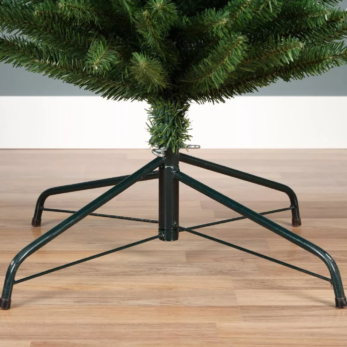 Albero di Natale artificiale H150 cm Stretto Verde abete