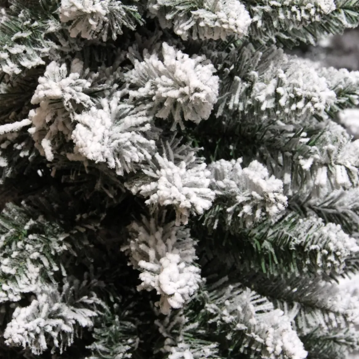 Albero di Natale artificiale Narrow Alt. 180 cm Verde innevato