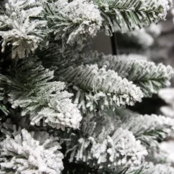 Albero di Natale artificiale Narrow Alt. 180 cm Verde innevato