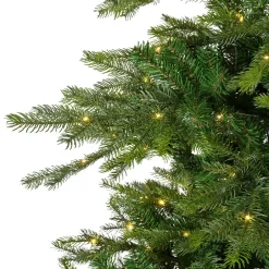Albero di Natale artificiale luminoso 700 LED H240 cm Glorious Verde abete