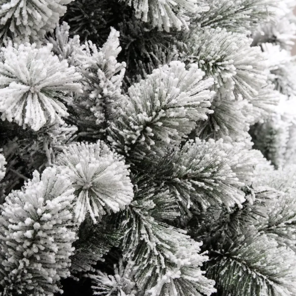 Albero di Natale artificiale Edmonton Alt. 210 cm Verde innevato