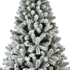 Albero di Natale artificiale King Alt. 210 cm Verde innevato