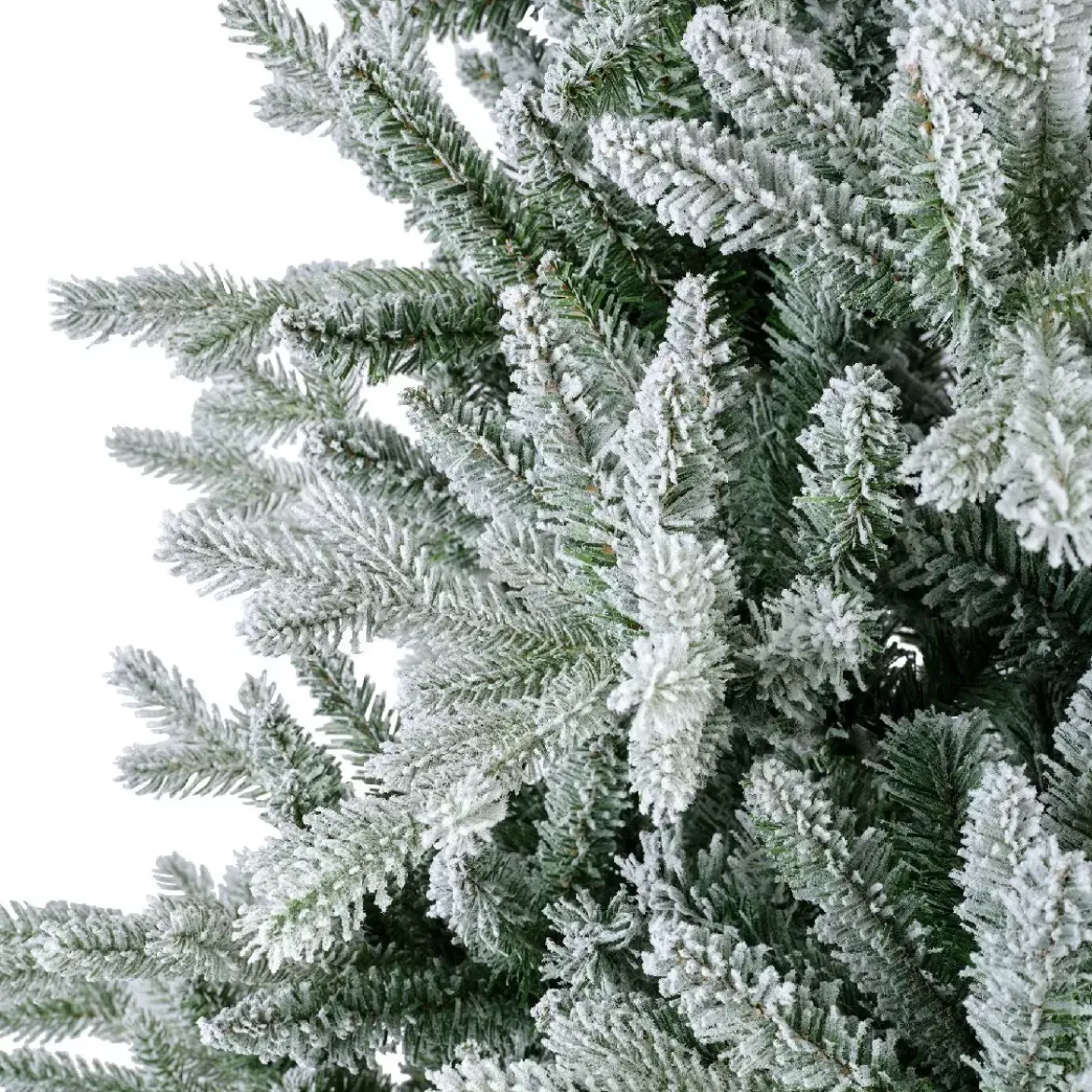 Albero di Natale artificiale Allix Alt. 180 cm Verde innevato