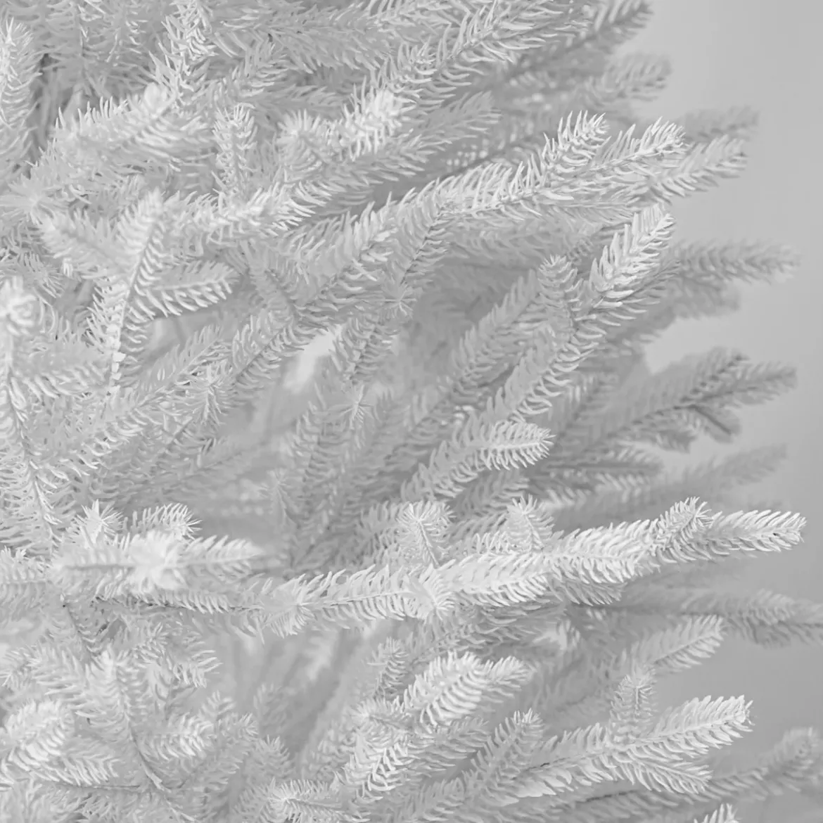 Albero di Natale artificiale H180 cm Quebec Bianco