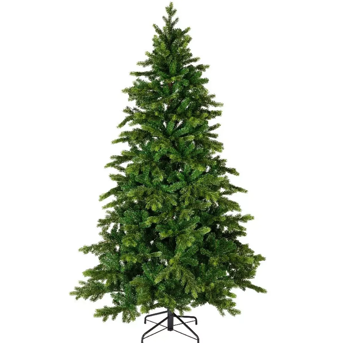 Albero di Natale artificiale Caucasia Nordmann Alt. 180 cm Verde abete