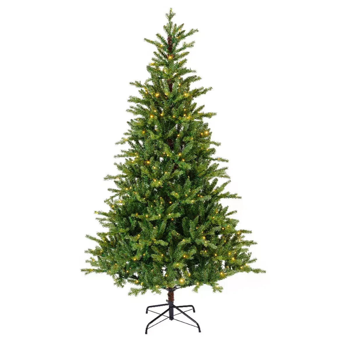 Albero di Natale artificiale luminoso 560 LED (H240 cm) Allix Verde abete