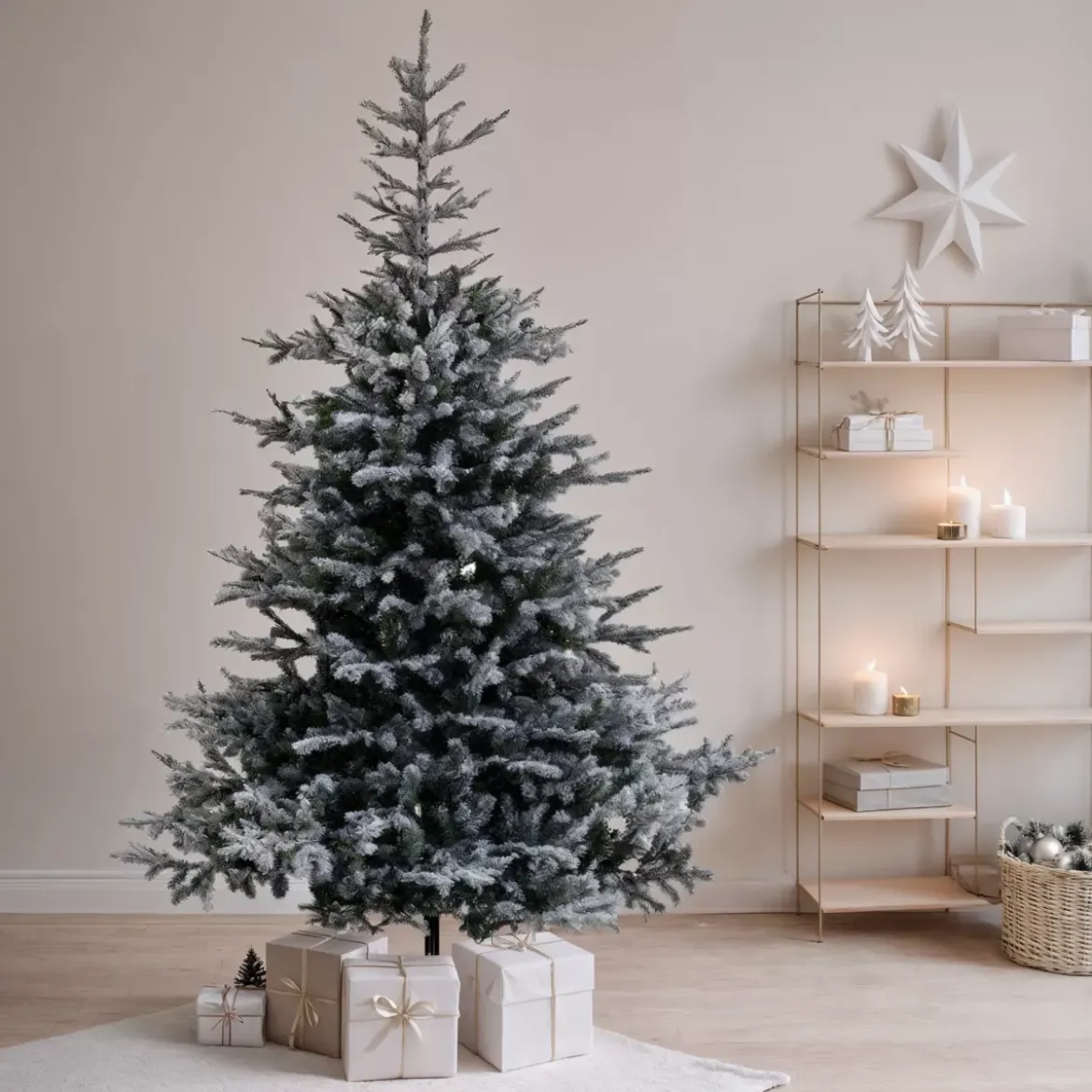 Albero di Natale artificiale Glorious H180 cm Verde innevato