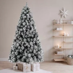 Albero di Natale artificiale Edmonton Alt. 300 cm Verde innevato