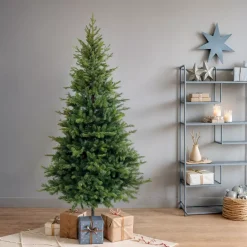 Albero di Natale artificiale Allix Alt. 210 cm Verde abete