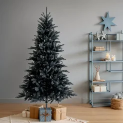 Albero di Natale artificiale (H240 cm) Monaco Nero