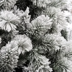 Albero di Natale artificiale Edmonton Alt. 240 cm Verde innevato