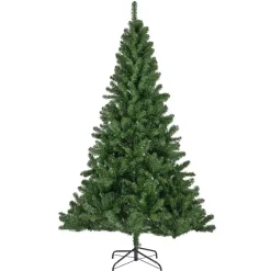 Albero di Natale artificiale King Alt. 240 cm Verde abete