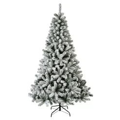 Albero di Natale artificiale H300 cm King Verde innevato