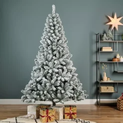 Albero di Natale artificiale H300 cm King Verde innevato
