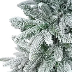 Albero di Natale artificiale (H180 cm) Glockner Verde innevato