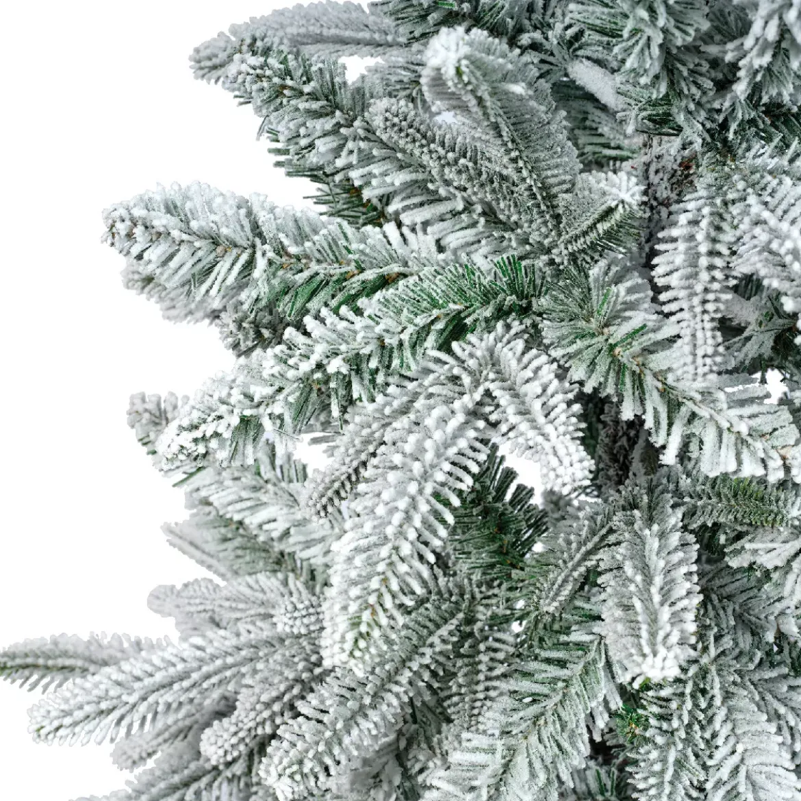 Albero di Natale artificiale (H180 cm) Glockner Verde innevato
