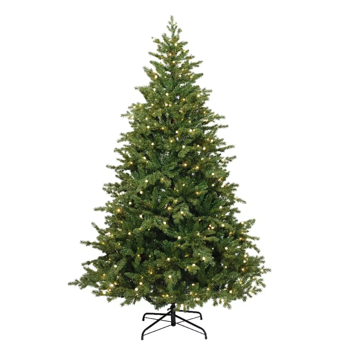 Albero di Natale artificiale luminoso 480 LED (H210 cm) Idaho Verde abete