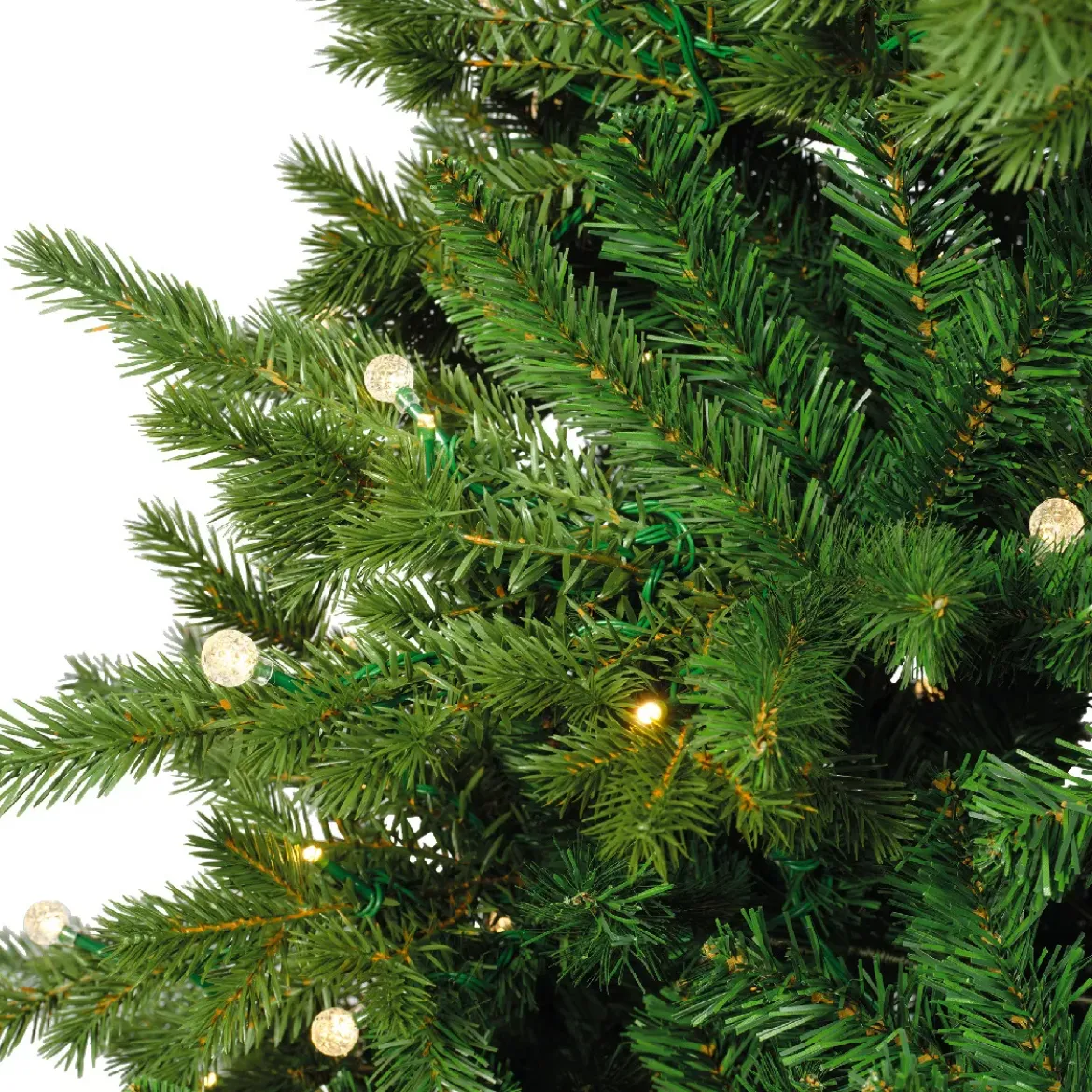 Albero di Natale artificiale luminoso 480 LED (H210 cm) Idaho Verde abete