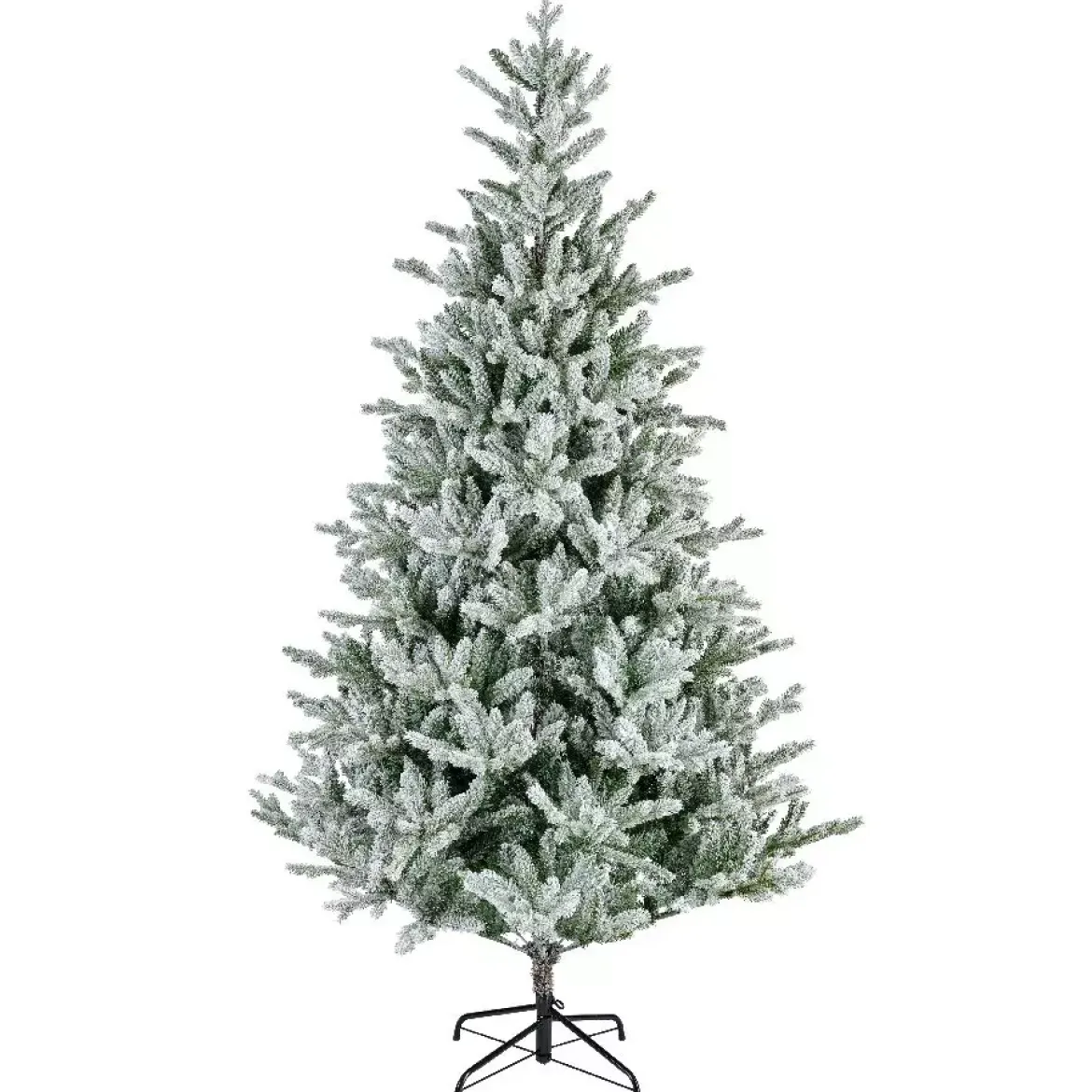 Albero di Natale artificiale Allix Alt. 210 cm Verde innevato
