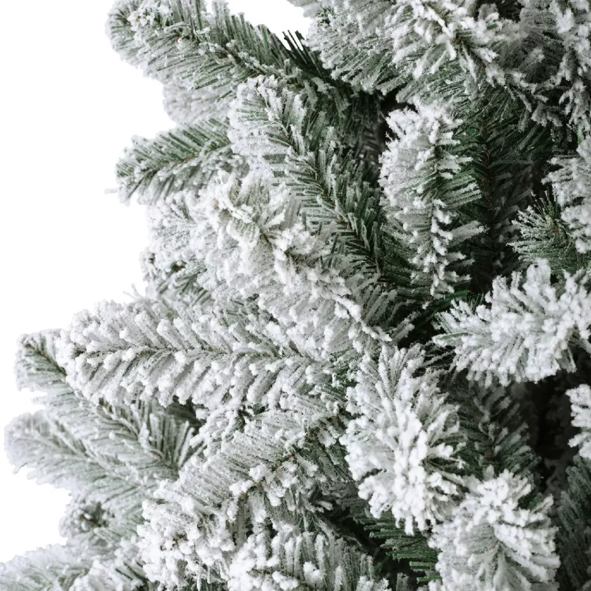 Albero di Natale artificiale King Alt. 240 cm Verde innevato