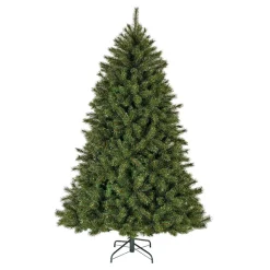 Albero di Natale artificiale (H300 cm) Stockholm Verde con finitura perlata