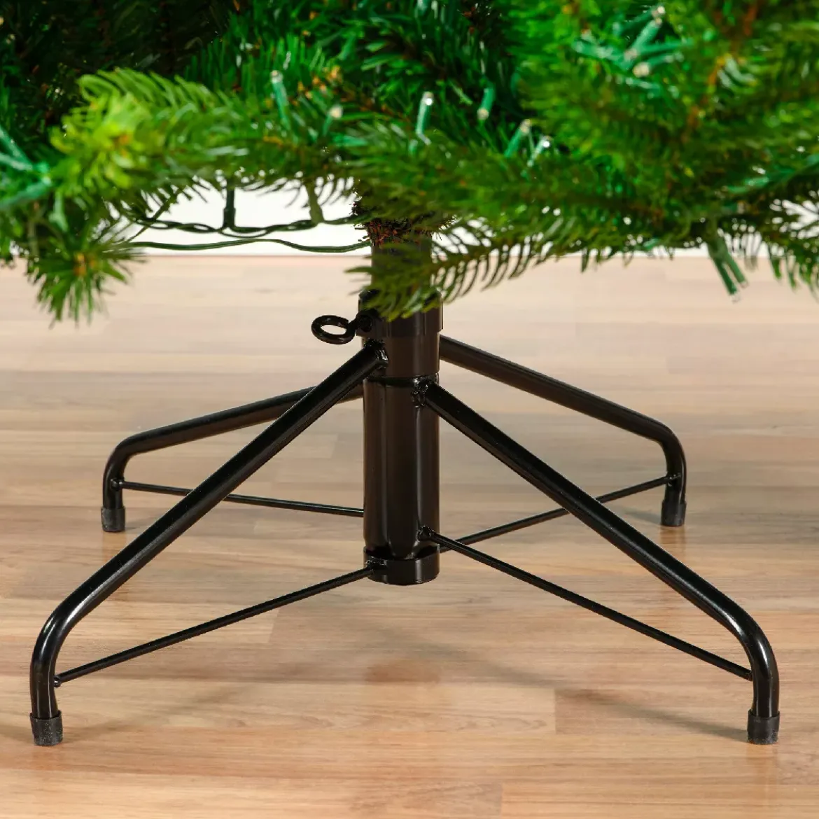 Albero di Natale artificiale luminoso 4000 LED (H210 cm) Caucasia Nordmann Verde abete