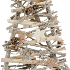 Albero di Natale di legno Coleen H57 cm