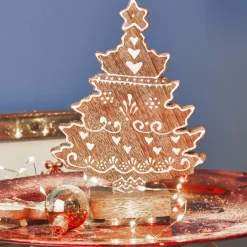 Albero di Natale in legno da tavolo (H17 cm) Swiss Naturale