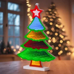 Albero di Natale luminoso 180 LED (H32 cm) Infinity Multicolore