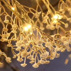 Albero luminoso Gypsophile Altezza 180 cm Bianco caldo