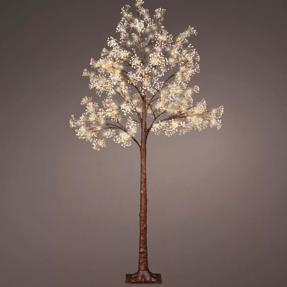 Albero luminoso Gypsophile Altezza 180 cm Bianco caldo