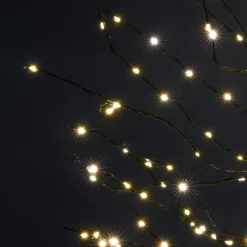 Albero luminoso 360 LED (H180 cm) Abete invernale Bianco caldo
