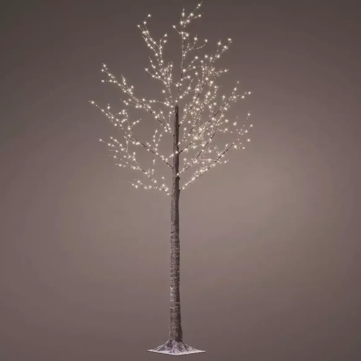 Albero luminoso 750 LED (H220 cm) Betulla Bianco caldo