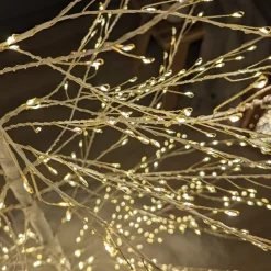 Albero luminoso 1755 LED (H180 cm) Christmas Luxe Bianco e bianco caldo