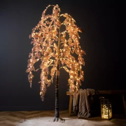 Albero luminoso 600 LED (H200 cm) Fiore Rosa