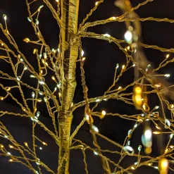 Albero luminoso 720 LED (H180 cm) Holly Platano Bianco e bianco caldo