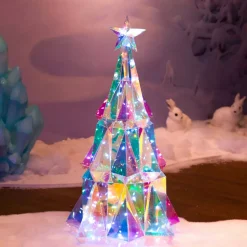Albero luminoso 60 LED (H51 cm) Ice Bianco freddo