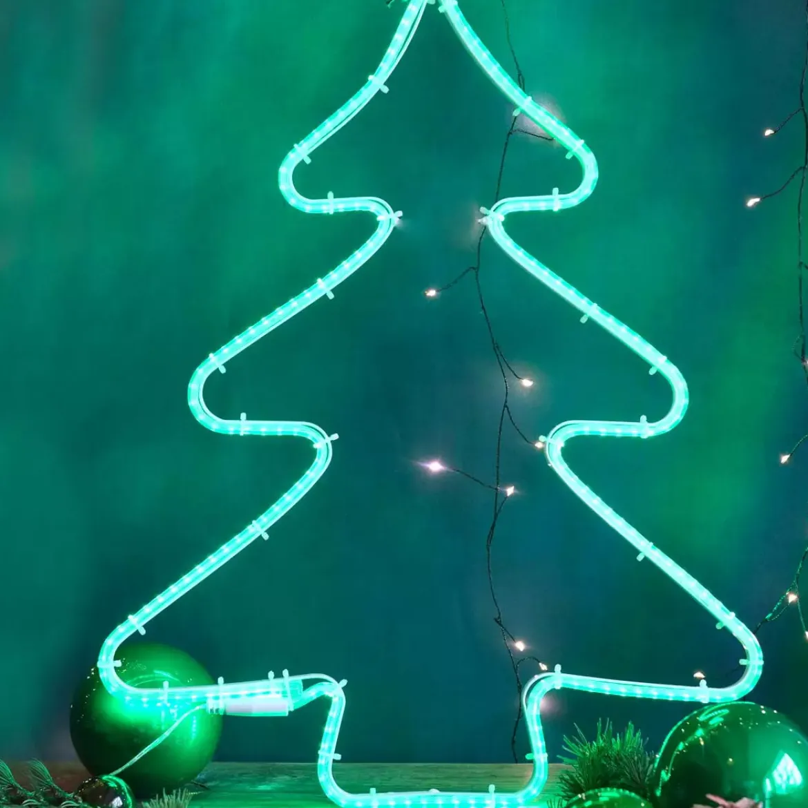 Albero luminoso Verde 192 LED