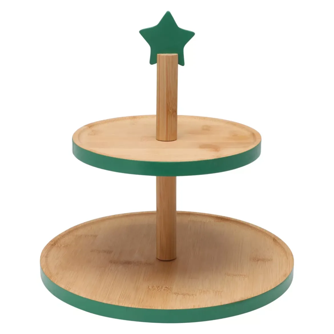 Alzata per dolci (H26 cm) Le Alpi Verde