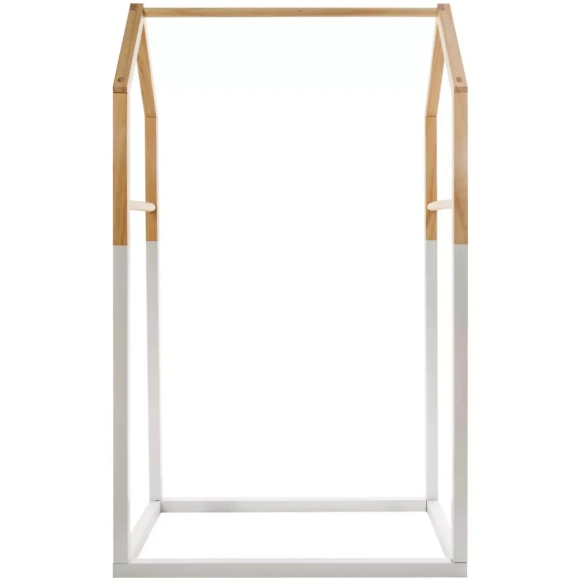 Appendiabiti per bambini legno (H100 cm) Casa Bianco
