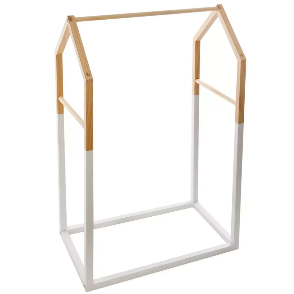 Appendiabiti per bambini legno (H100 cm) Casa Bianco