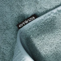 Asciugamano bagno cotone bio (30 x 50 cm) Méline Blu ghiaccio