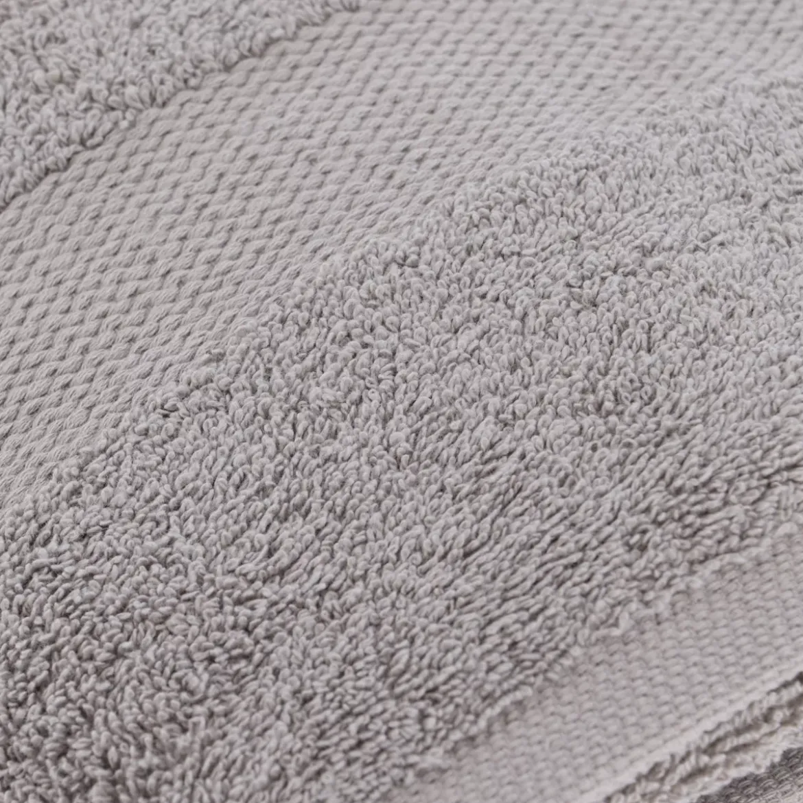 Asciugamano da bagno cotone (90 x 150 cm) Timeless Tortora