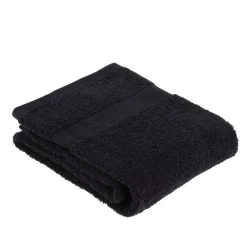 Asciugamano da bagno cotone (50 x 90 cm) Timeless Nero