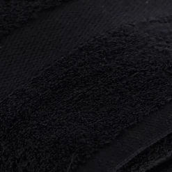 Asciugamano da bagno cotone (90 x 150 cm) Timeless Nero