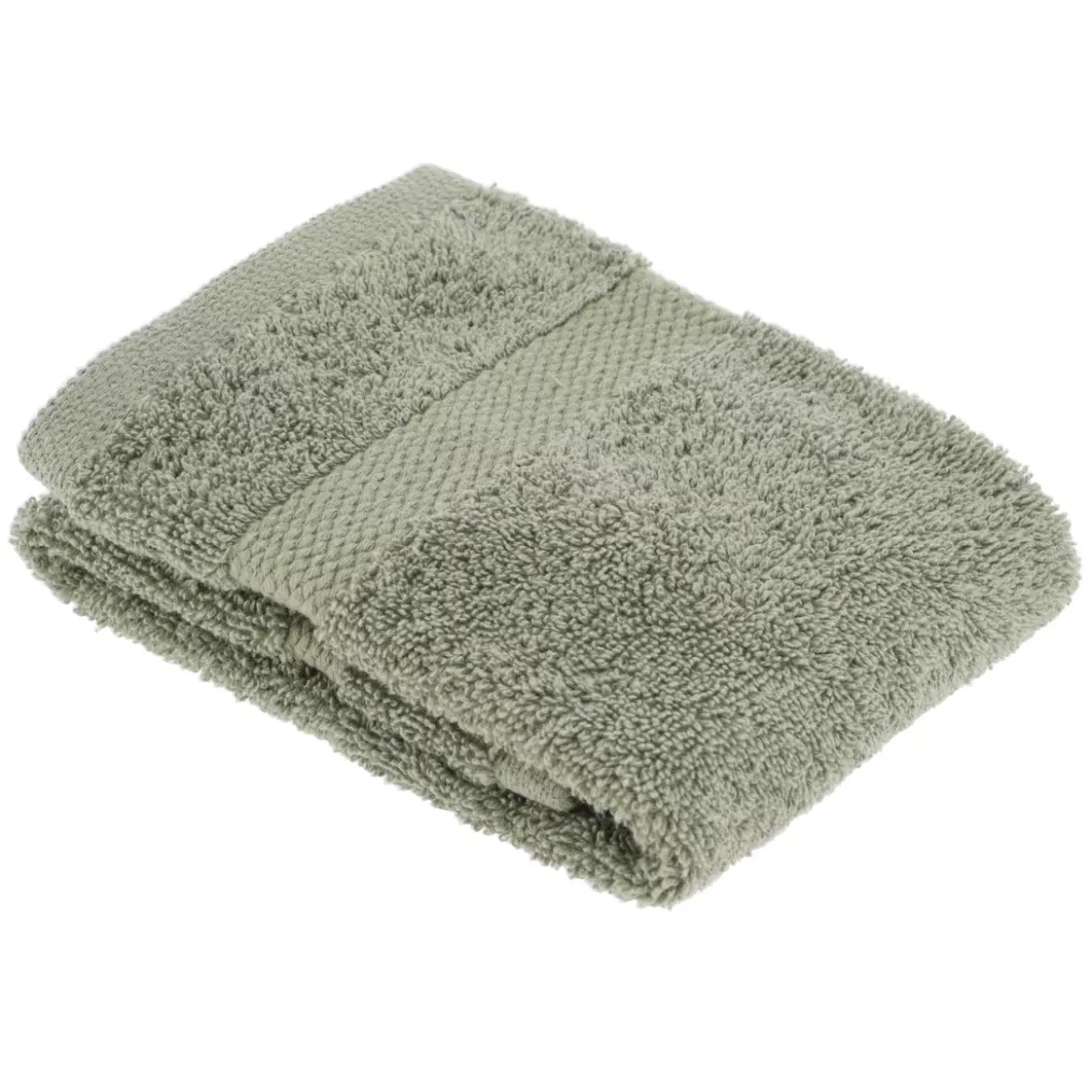 Asciugamano da bagno cotone (30 x 50 cm) Timeless Verde cachi